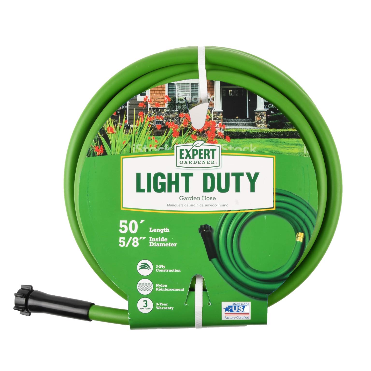 50 Ft Light Duty Lawn Watering Hose