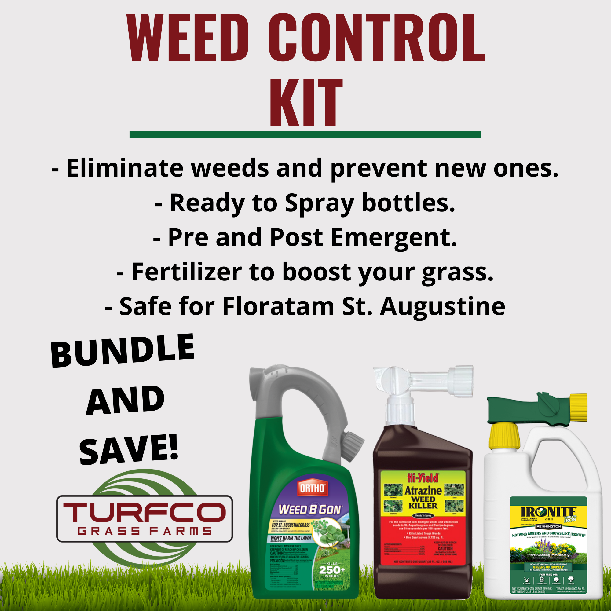 Turfco's Weed Control Kit